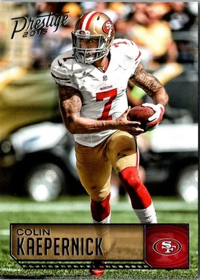2016 Panini Prestige Colin Kaepernick #166 San Francisco 49ers Football Card - Image 1 of 2