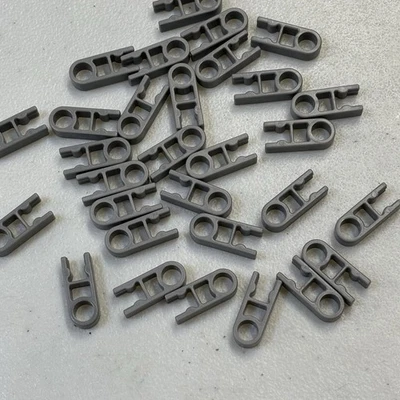 30 conectores de clip grises Knex con extremo de agujero gris - piezas estándar K'nex Foto 1 de 3