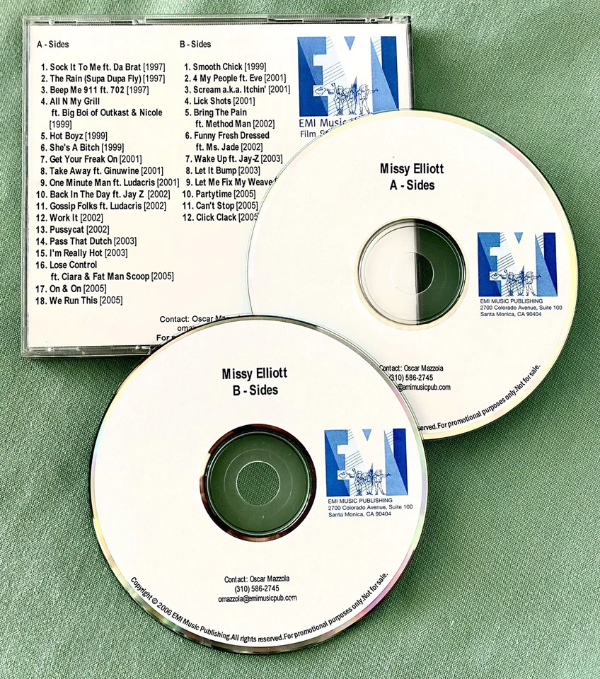 Missy Elliott Promo Doppel CD Singles & B-Seiten - Bild 1 von 1