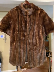 Vintage Mink Fur Stoll - Jacket 1940’s Petite Small Medium great Condition - Picture 1 of 12
