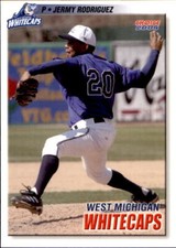2004 West Michigan Whitecaps Choice #16 Jeremy Rodriguez Dominican Republic Card