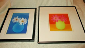 Black Frames~Plastic & Metal Frames~Floral Prints~Pre-Owned - Picture 1 of 10