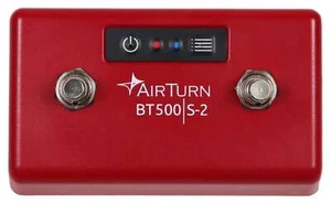 Kabelloses AirTurn BT500S-2 Bluetooth Pedal mit 2 Tastern für viele Anwendungen - Bild 1 von 5