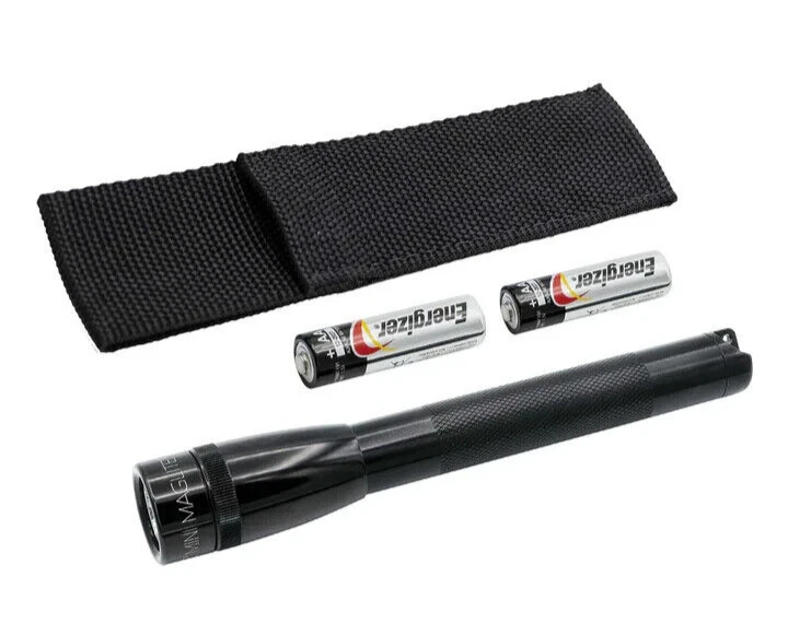 Linterna Maglite Mini LED 2 Celdas AA con Funda Negra SP2201HL LED 127 Lúmenes Foto 1 de 4