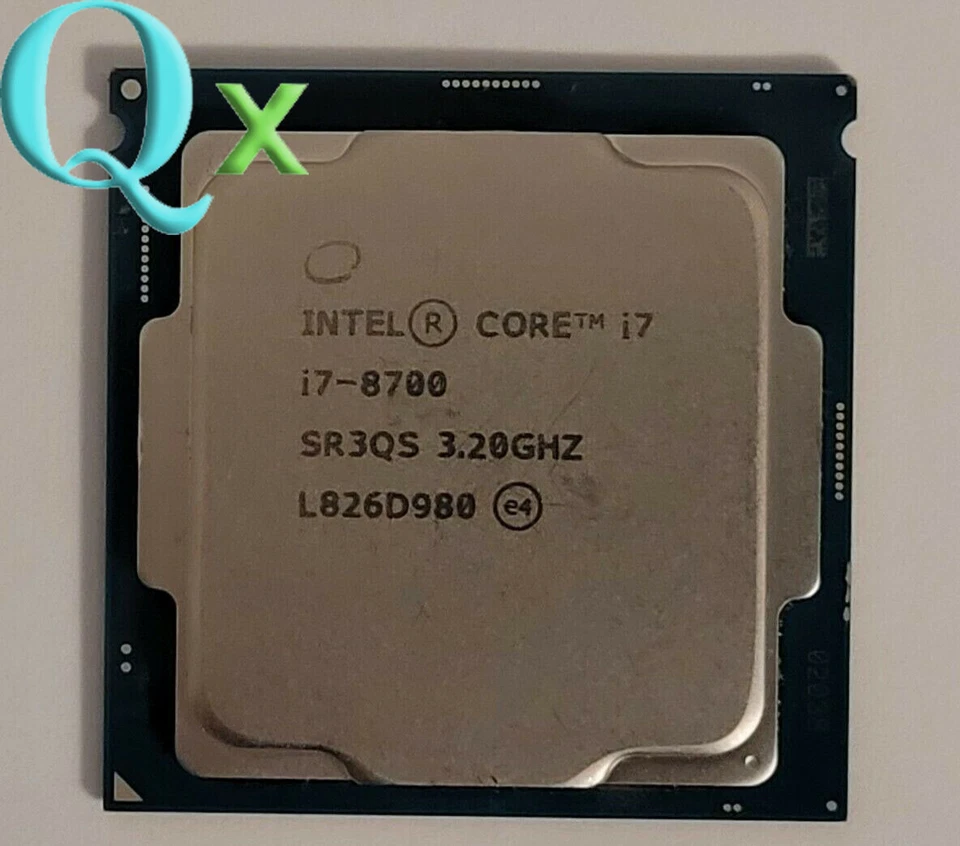 8Th Gen Intel Core i7-8700 LGA 1151 CPU Processor 3.20GHz Six Cores SR3QS - Image 1 of 1