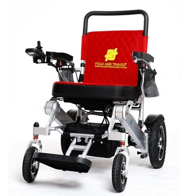 Fold And Travel Lightweight Foldable Remote Control Electric Power Wheelchair - Image 1 of 4
