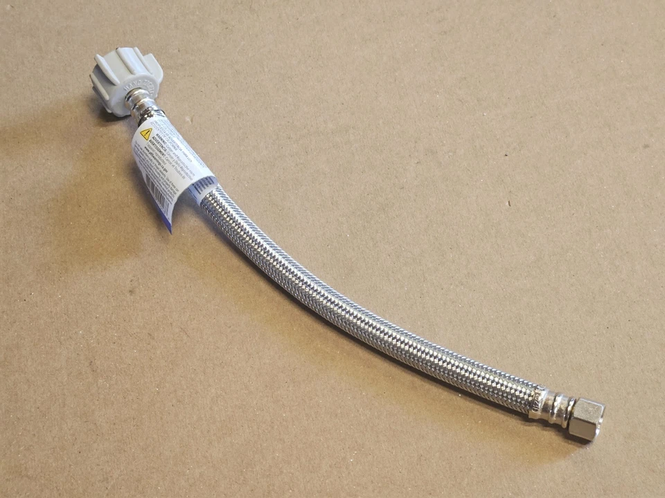 PROFLO 3/8" X 7/8" Compression Stainless Steel Toilet Connector 12" Pfx146472