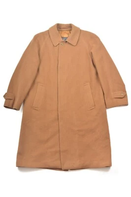 Burberrys Vintage Wool Camelhair Coat Made in England Size 48 Reg - Image 1 of 4