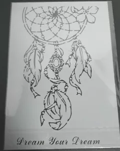 Dream Catcher Stencils Native American Large Tribal Quote Painting New - Picture 1 of 3