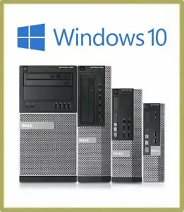 Dell Optiplex any Model intel Pentium Dual Core Desktop 2GB RAM 160GB HDD Win-10 - Picture 1 of 3