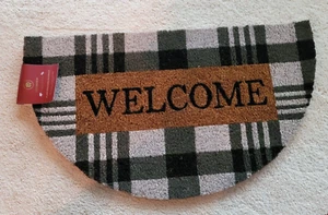 Decorealm Pure Coconut Coir Front Door Welcome Mat Outdoor Rug 30 x 17 - Picture 1 of 6