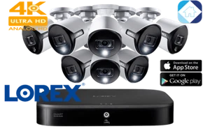 🔥Lorex Smart 4K ultra HD 8-Channel 2TB DVR 8-4k Bullet Camera Security System🔥 - Picture 1 of 12