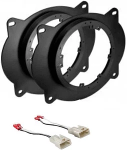 6X9 auf 6+ Zoll 6" 6,5" Front Tür Lautsprecher Installation Adapter Platten + Lautsprecher Harne - Bild 1 von 12