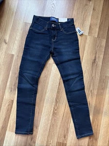 Old Navy Girls Blue Denim Just Below The Waist Rockstar Jegging Jeans size 8 Reg - Picture 1 of 2