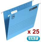 Elba Verticflex Ultimate A4 Suspension Files Blue (Pack Of 25) 160331149