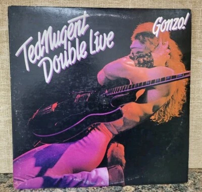 Ted Nugent Double Live Gonzo Vintage Vinyl LP Record Epic Records 1978 Mint - Image 1 of 4