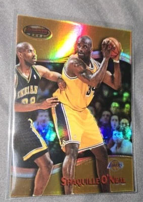 Shaquille O'Neal 1998-99 Bowmans Best REFRACTOR Parallel SN# /400   Rare Lakers - Image 1 of 2