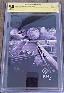 DEPARTMENT OF TRUTH #7 EMINEM THE SLIM SHADY LP SIGNED Megan Hutchison CBCS 9.8 - Picture 1 of 7