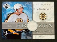 2006-07 UPPER DECK ARTIFACTS - PATRICE BERGERON - FROZEN ARTIFACTS BLUE #47/50