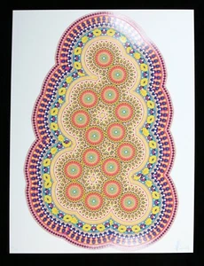KELSEY BROOKES Harmine screenprint signée +sticker Banksy,shepard fairey,invader - Imagen 1 de 11