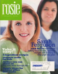 Rosie O'Donnell Magazine August 2001 Sarah Ferguson Cover - Imagen 1 de 1
