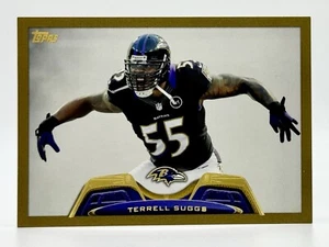 2013 Topps Gold #166 Terrell Suggs 1630/2013 Baltimore Ravens - Picture 1 of 2