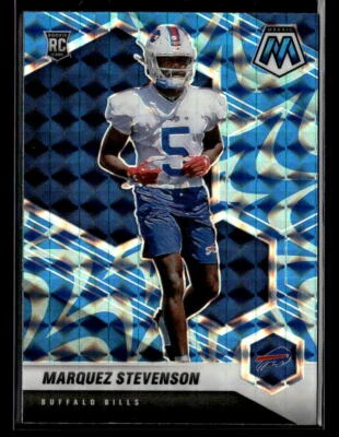 Marquez Stevenson 2021 Panini Mosaic #390 Prizm Reactive Blue Buffalo Bills - Image 1 of 2