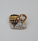 Plano Texas Elks Lodge Hat Lapel Pin Badge City Of Excellence Hot Air Balloons