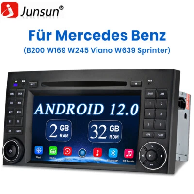 7" Autoradio Für Mercedes-Benz A/B Klasse Vito Viano Sprinter CD 2+32GB GPS Navi - Bild 1 von 4