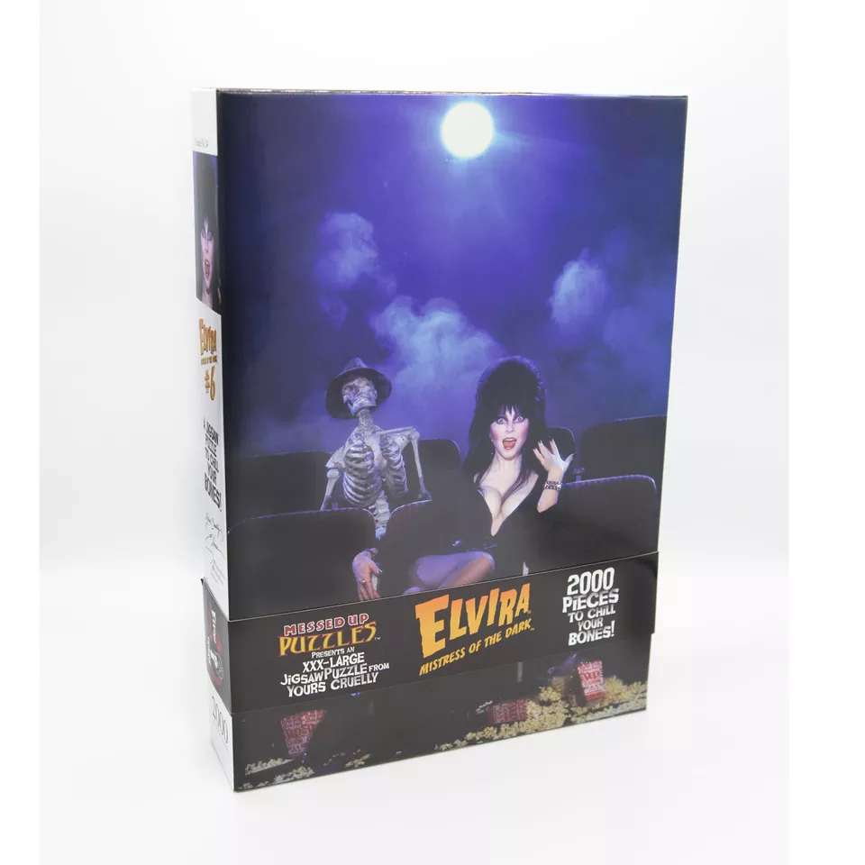 OOP! RARE! ELVIRA #6 -2000 Piece Horror Jigsaw Puzzle (Messed Up Puzzles) - Image 1 of 1