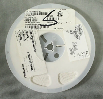 Reel of 4000 Kyocera AVX 06035A182JAT2A Ceramic Capacitor LFNSN-2323240 - Image 1 of 3