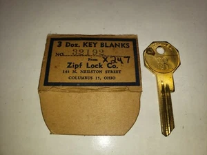 X247 , 32192 DPCD Key Blank for Chrysler, Dodge, Plymouth, Desoto ign 1930s 40's - Bild 1 von 3