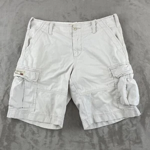 DENIM & SUPPLY Polo Ralph Lauren Cargo Shorts 34x11 Ivory Surplus Military - Picture 1 of 16