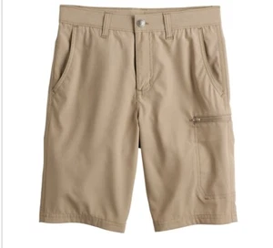 Sonoma Performance Shorts tech Uniform Khaki Flexwear NEW - Picture 1 of 6