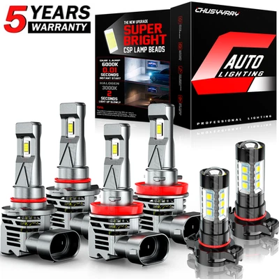 Faros LED de haz alto bajo antiniebla para coche Chevrolet Sonic 2019 2020 Foto 1 de 4