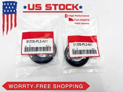 OEM For Honda Civic Drive Axle Seal Left & Right 91206-PL3-A01 & 91205-PL3-A01 - Image 1 of 4