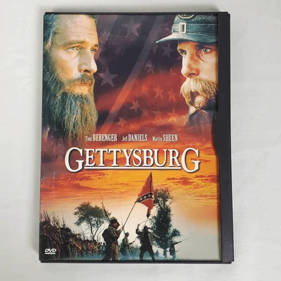 Gettysburg (DVD, 2000) Tom Berenger, Martin Sheen, Jeff Daniels  Civil War Epic - Image 1 of 3