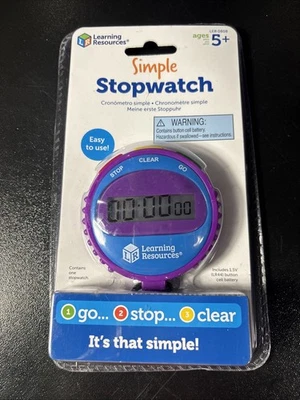Cronómetro simple de recursos de aprendizaje - Fácil 3 botones - Edades 5+ Foto 1 de 2