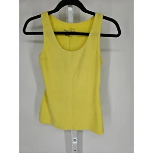 Tek Gear Women's Yellow Lightweight Sleeveless Scoop Neck Tank Top Size S - Picture 1 of 4