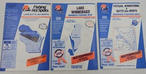 Angeln Hot Spots See Karten Wisconsin See Butte des Morts Winnebago Poygan - Bild 1 von 8