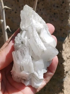 242g Rosa Sandwich Calcit Kristall Mineral Probe UV Reaktiv Fujian  - Bild 1 von 24