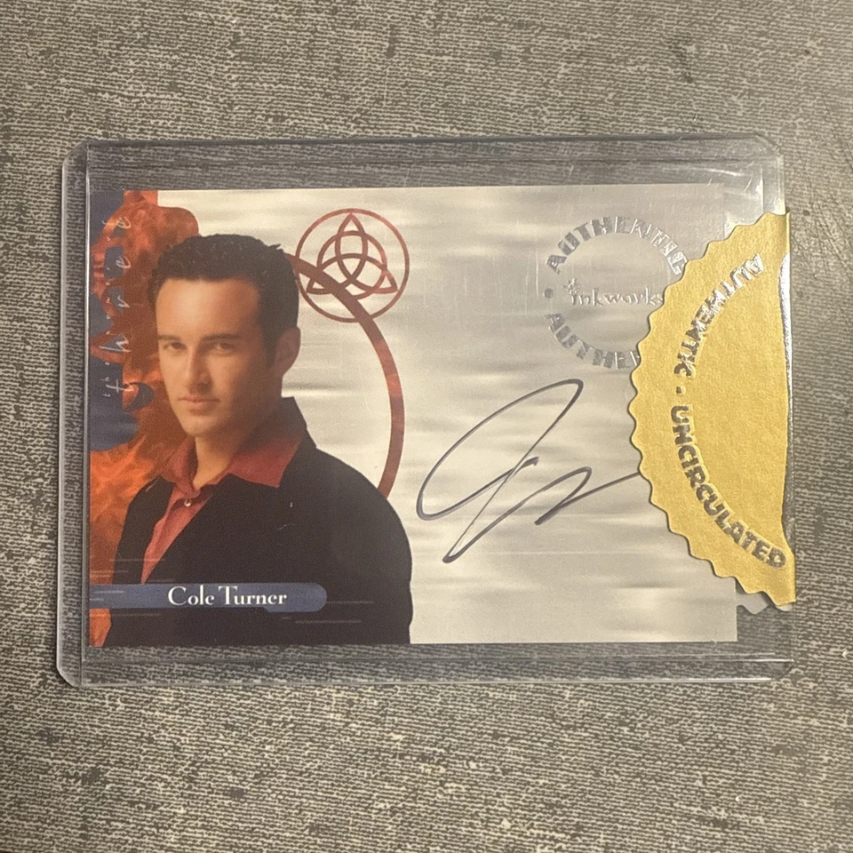 Charmed Power of Three Inkworks Autograph Card A9 Julian McMahon as Cole Turner - Image 1 of 2
