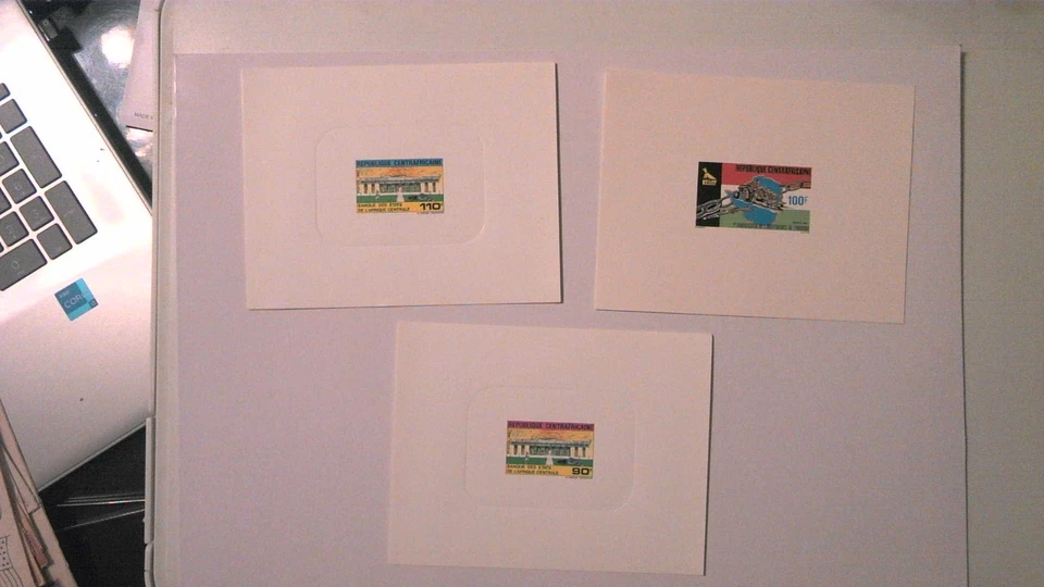 CENTRAL AFRICA PROOF CARD COLLECTION MNH - Image 1 of 1