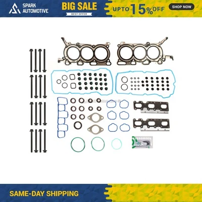Head Gasket Set Head Bolts Fit 2011-2019 Ford Edge Explorer Flex Taurus 3.5L V6 - Image 1 of 4