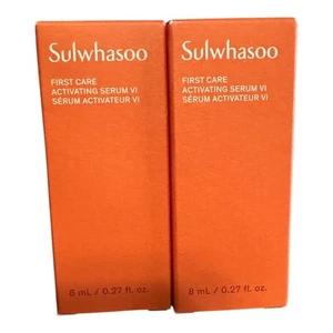 Sulwhasoo 2x First Care Activating Serum VI Ginseng 0.27oz 8ml/ea New Boxed - Picture 1 of 2