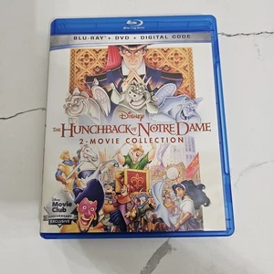 Hunchback of Notre Dame 2-Movie Disney Blu-ray + DVD Read Details - Picture 1 of 9