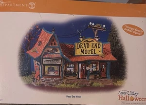 DEPT 56 SNOW VILLAGE SERIE HALLOWEEN "DEAD END MOTEL" #55377 NUEVO - Imagen 1 de 3