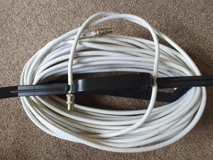 25M Coaxial TV Aerial Cable Extension RF Fly Lead Digital Male to Male Coax Plug - Picture 1 of 5