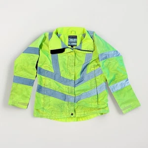 Portwest Ladies Medium Hi Vis Breathable Yellow Jacket, Waterproof Ships Fast - Picture 1 of 12