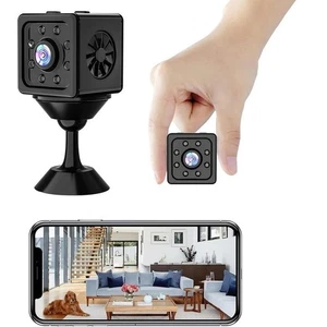 Mini telecamera, telecamera di sorveglianza WiFi Full HD 1080P, sorveglianza int - Foto 1 di 5